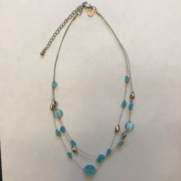 LIA SOPHIA Blue Lagoon necklace - Picture 1 of 4